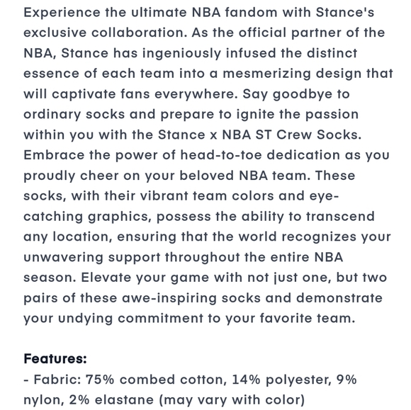 NWT Men's Boston Celtics 2 Pairs Stance Crew Socks - Picture 7 of 7